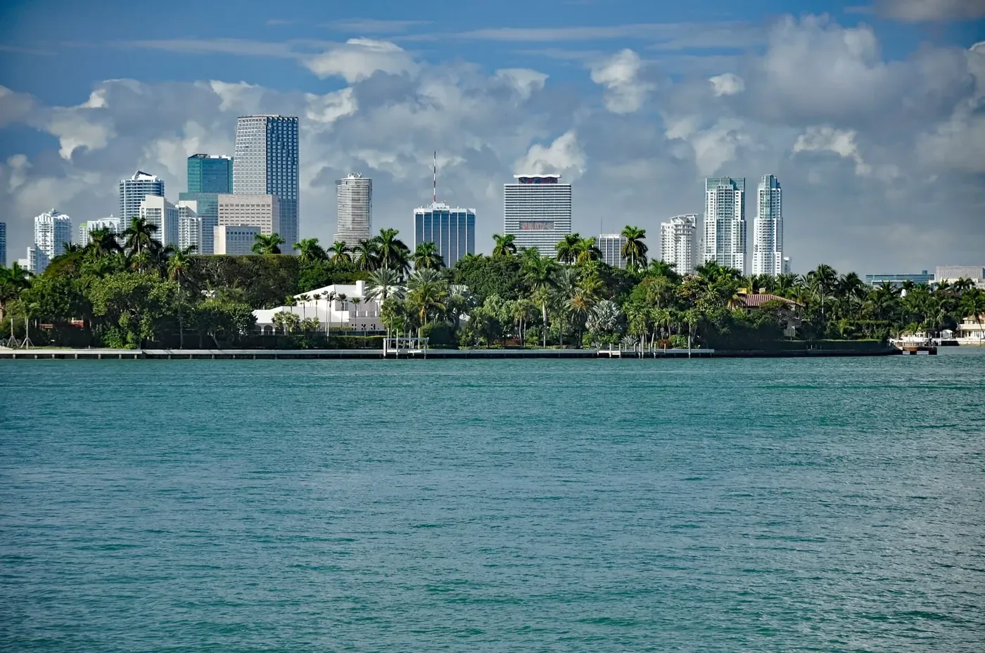 Miami - City Skyline from Biscayne Bay 3.jpg