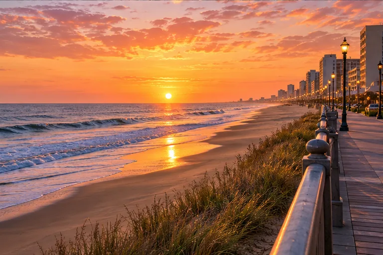 Illustrative scene inspired by Virginia Beach waterfront