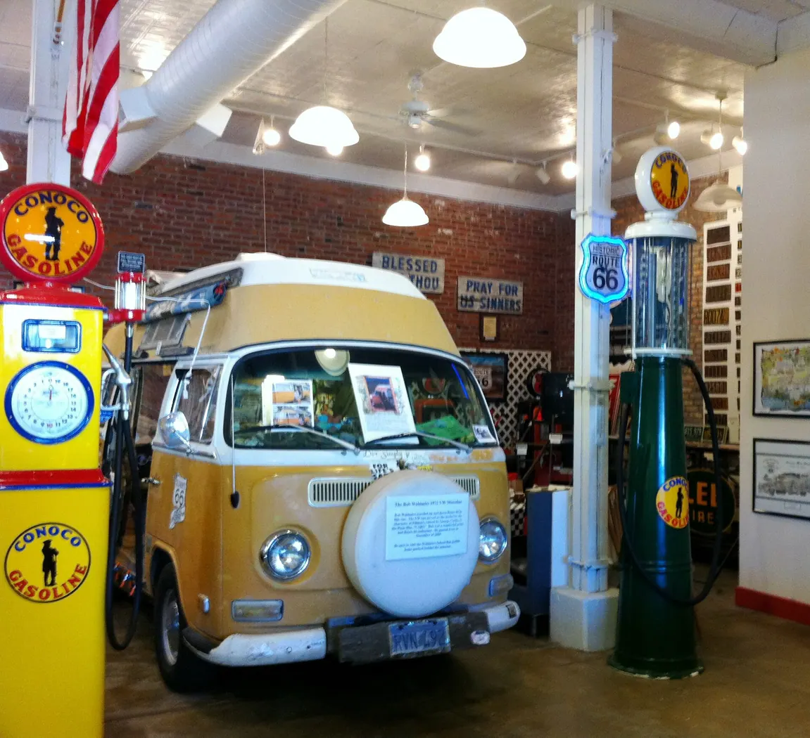 Illinois Route 66 — Bob Waldmire van at Route 66 Museum