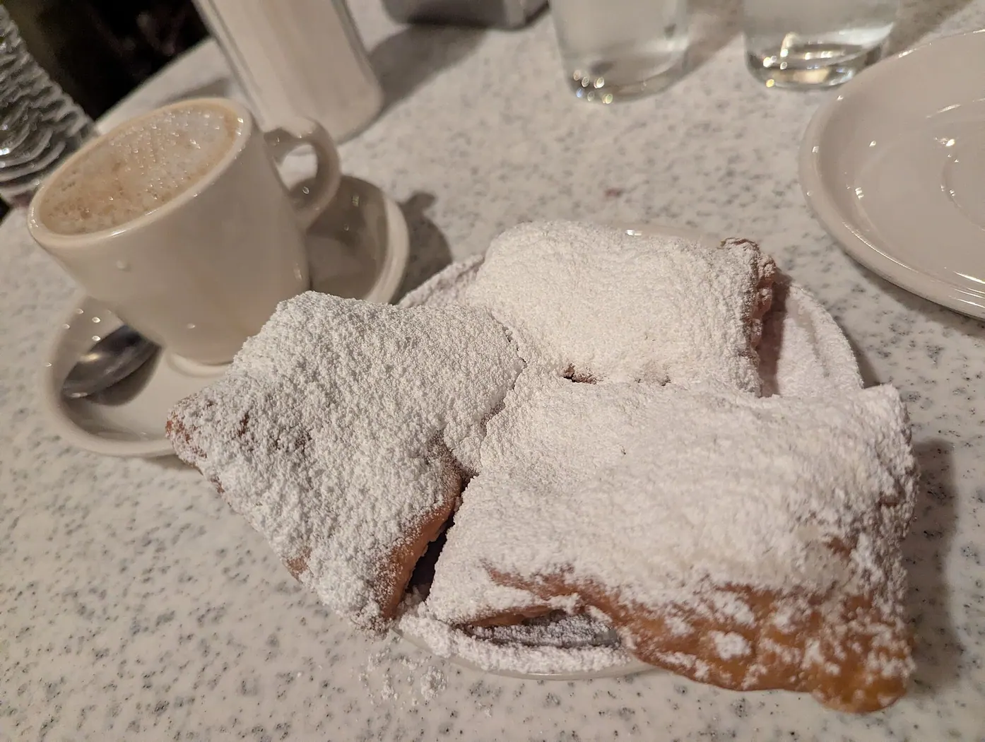 New Orleans Food Stories — Cafe du Monde, French Market, New Orleans 22 November 2025 - Beignets