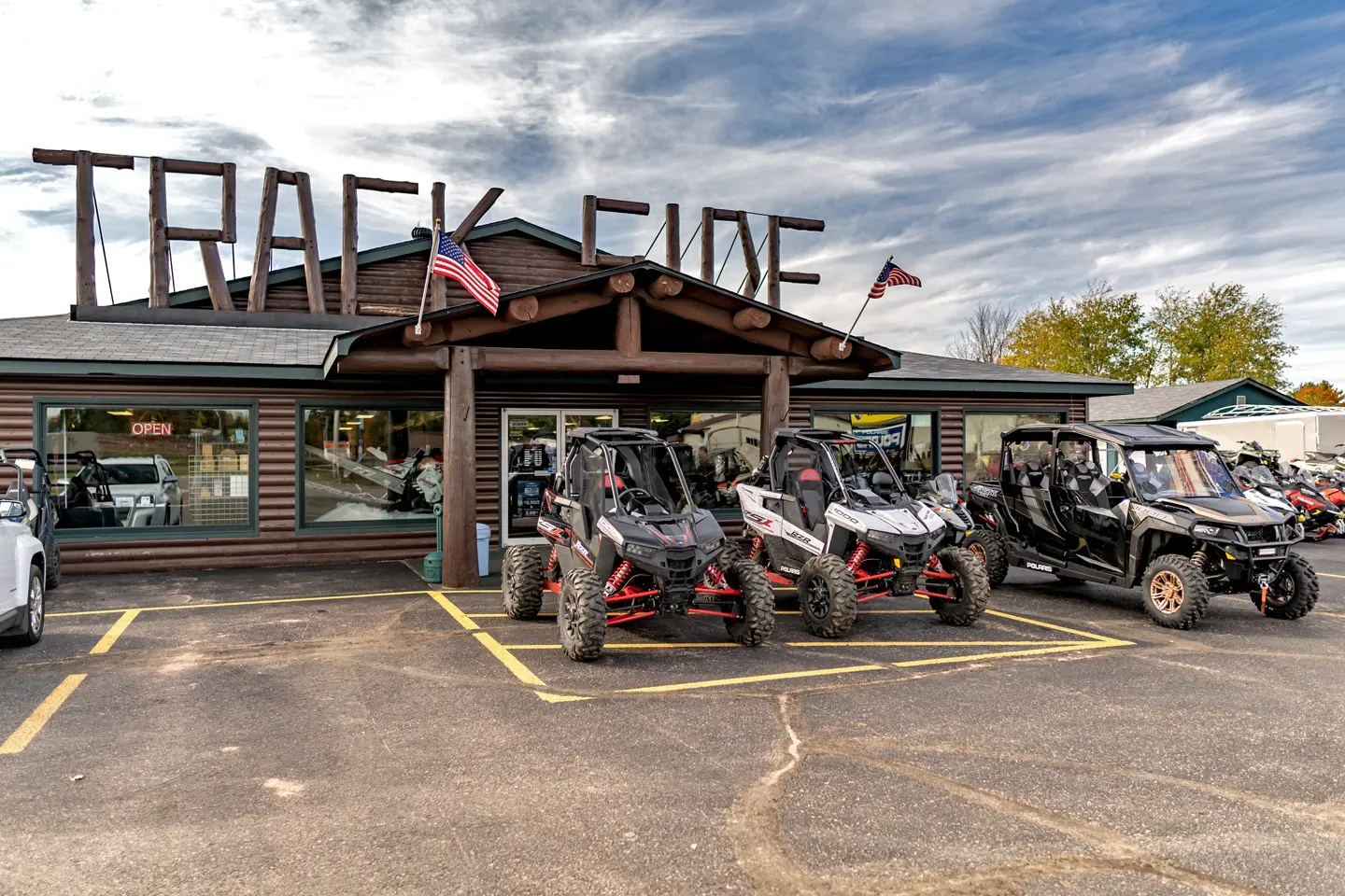 Track Side powersports dealership in Eagle River, Wisconsin
