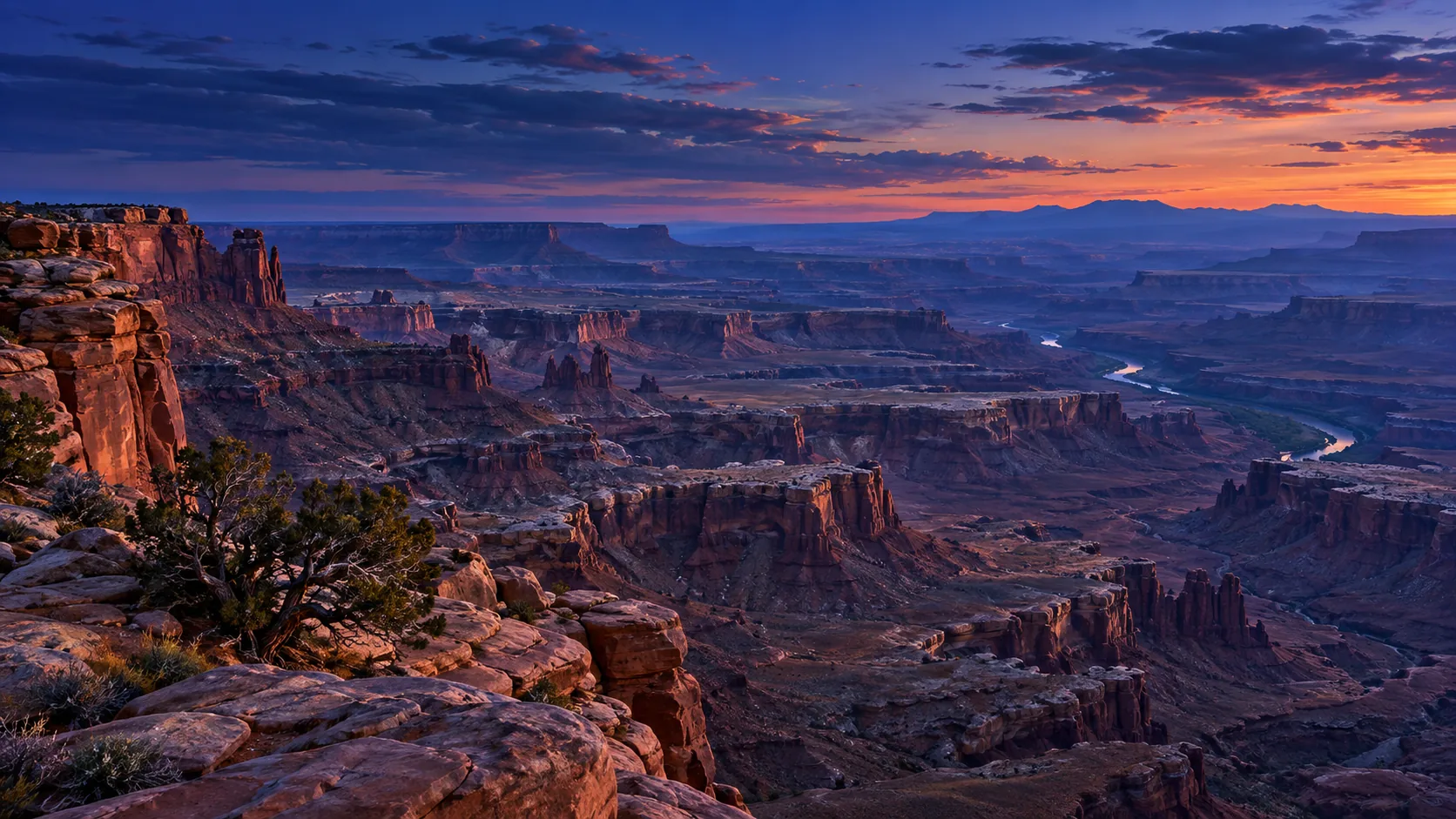 Illustrative scene inspired by Canyonlands