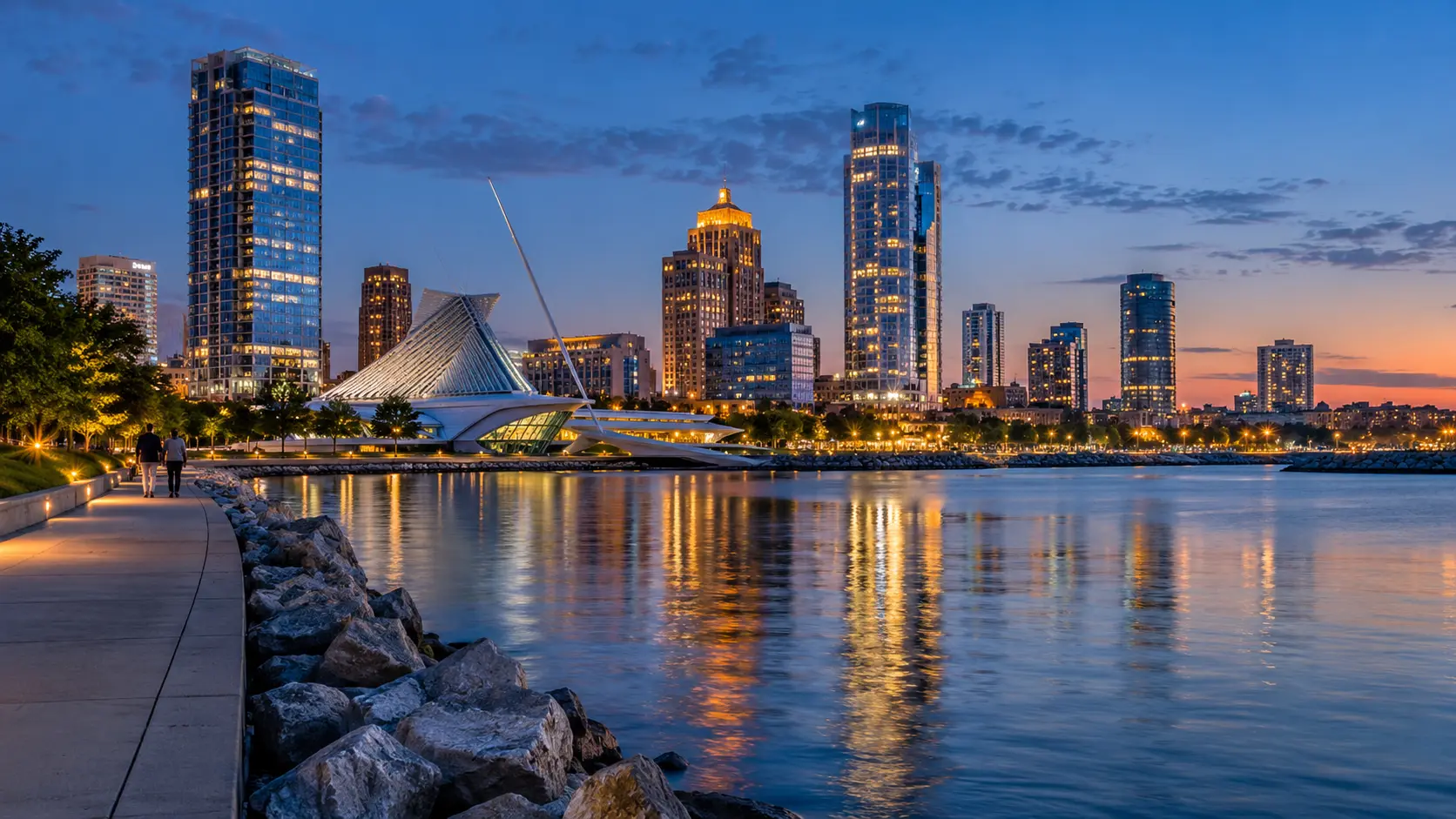 Milwaukee waterfront as inspiration for a Great Lakes voyage