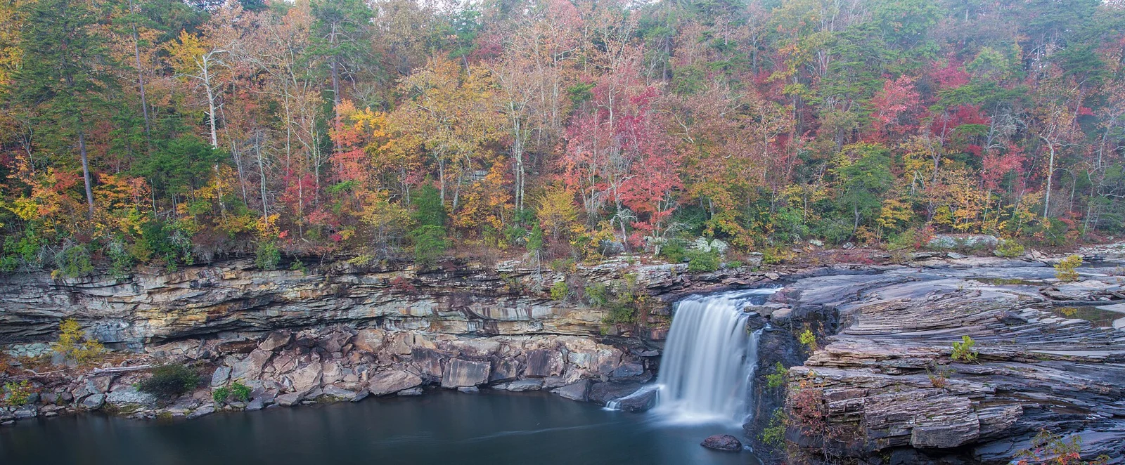 Little River Canyon landscape near Fort Payne, Alabama