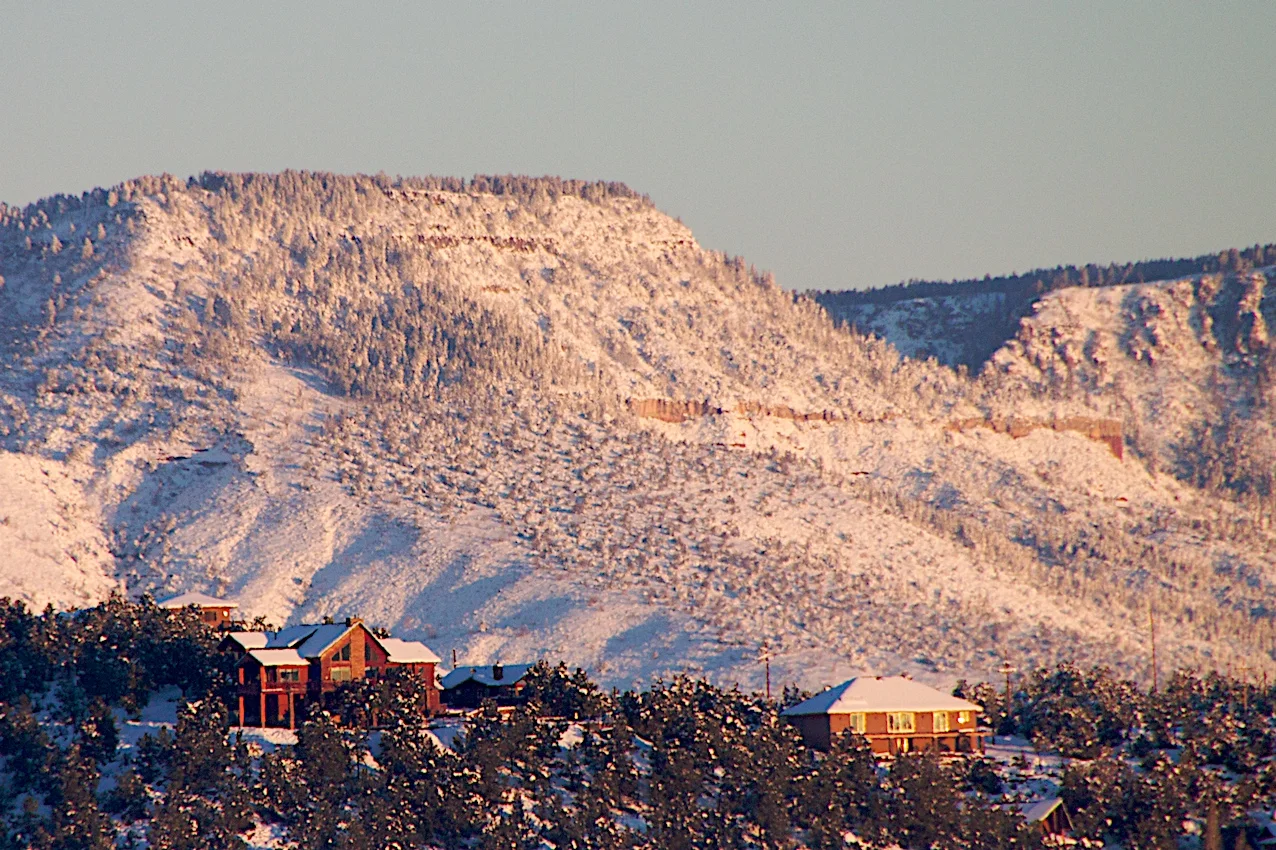 Winter scenery along the Mogollon Rim near Payson