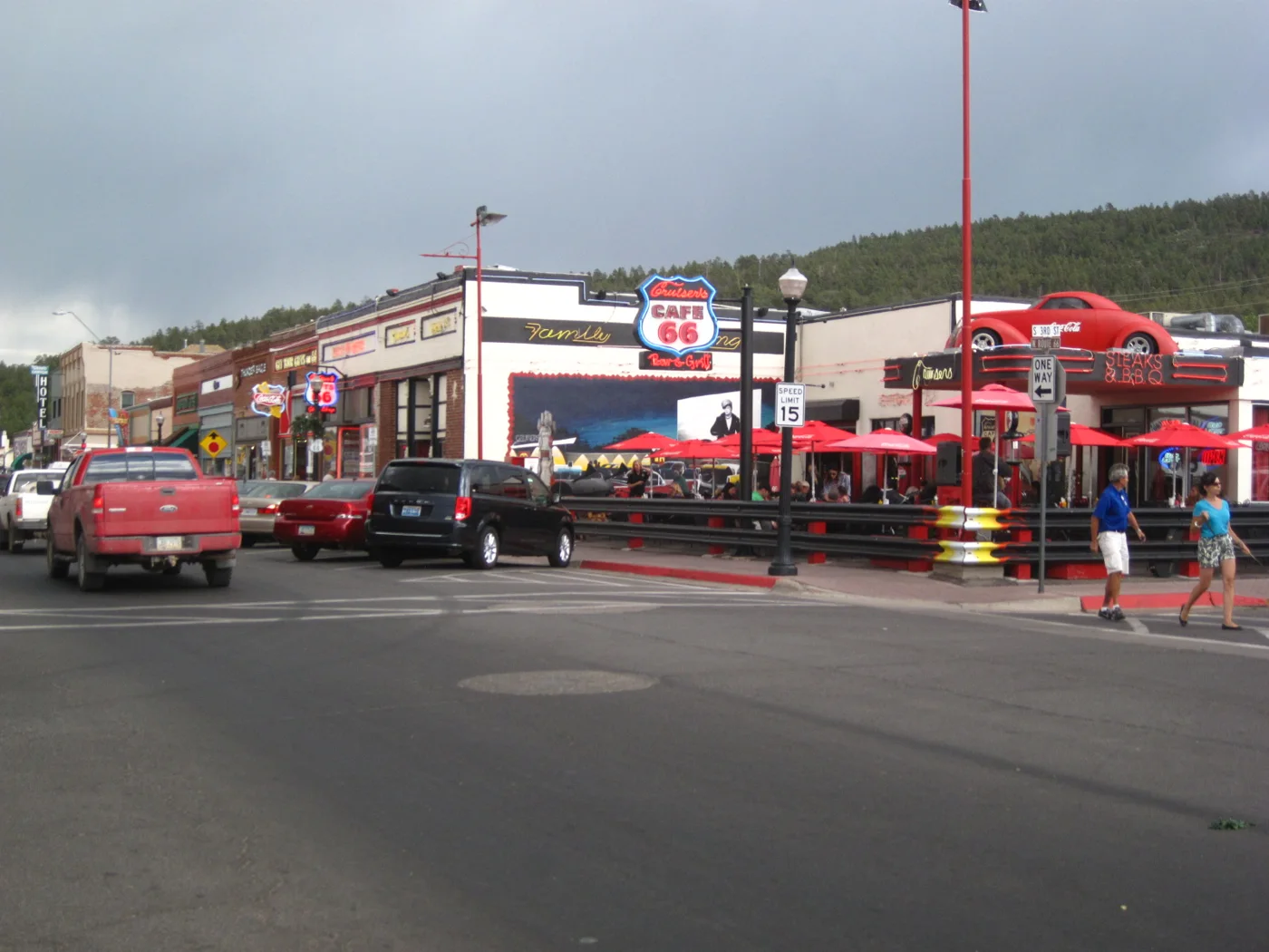 Route 66 in downtown Williams