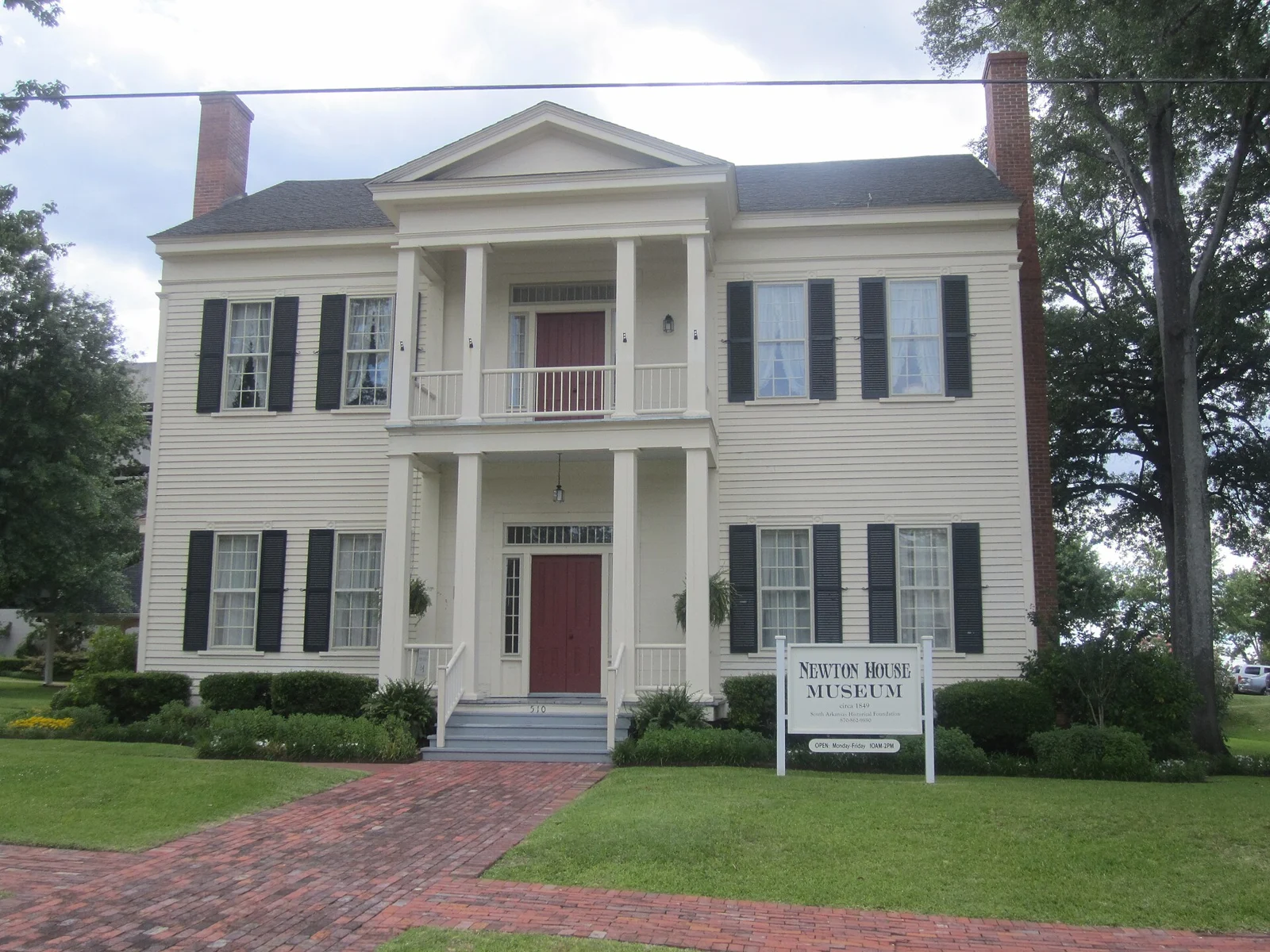 Newton House Museum building in El Dorado, Arkansas