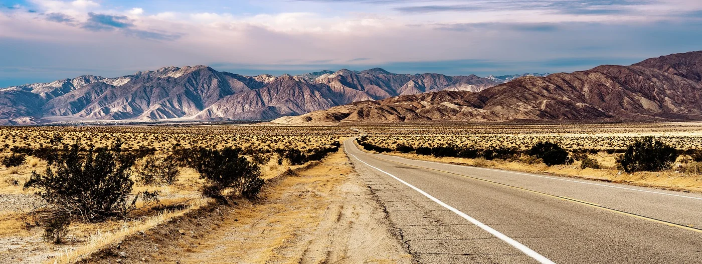 Anza-Borrego Desert State Park landscape near Borrego Springs