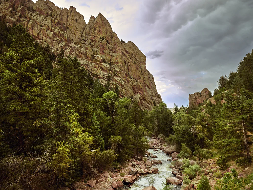 Stream in Eldorado Canyon State Park in Boulder County, Colorado