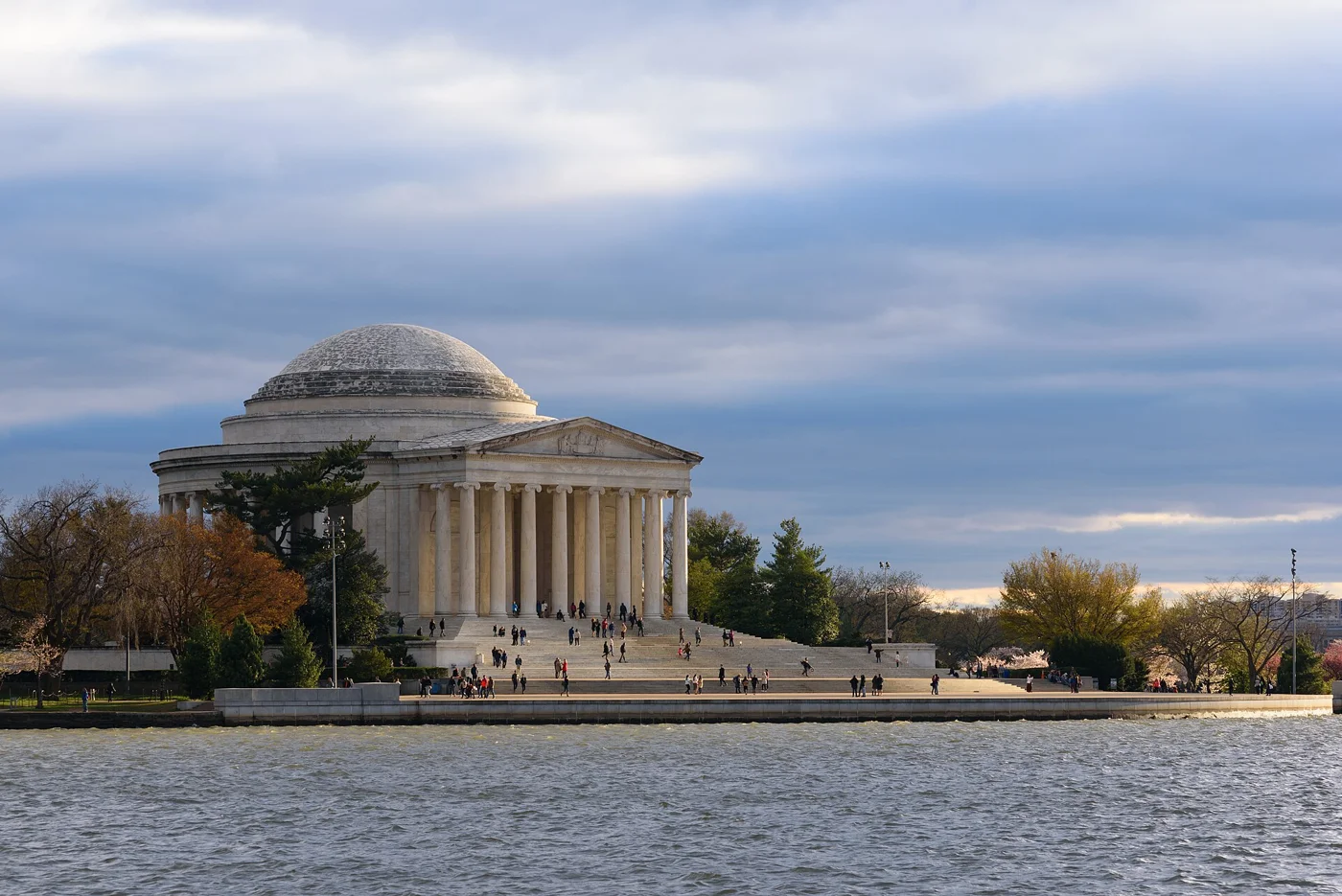 The Jefferson Memorial across the Tidal Basin in Washington, D.C.