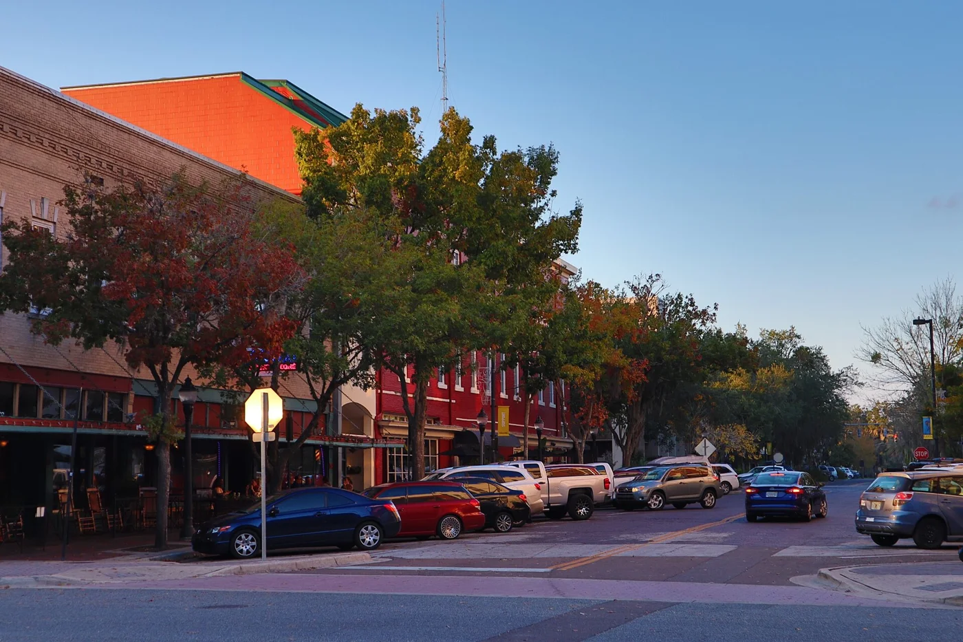 Downtown Gainesville streetscape