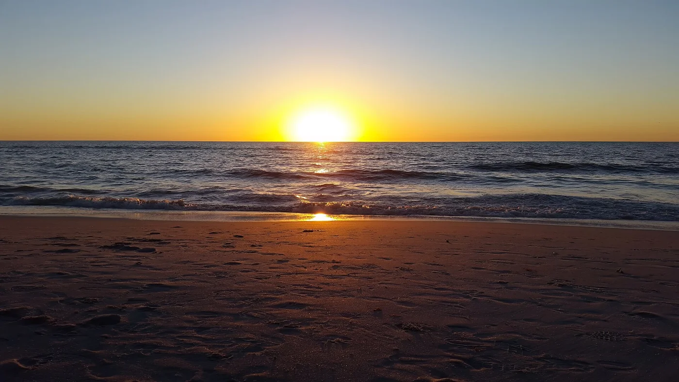 Sunset over Naples Beach