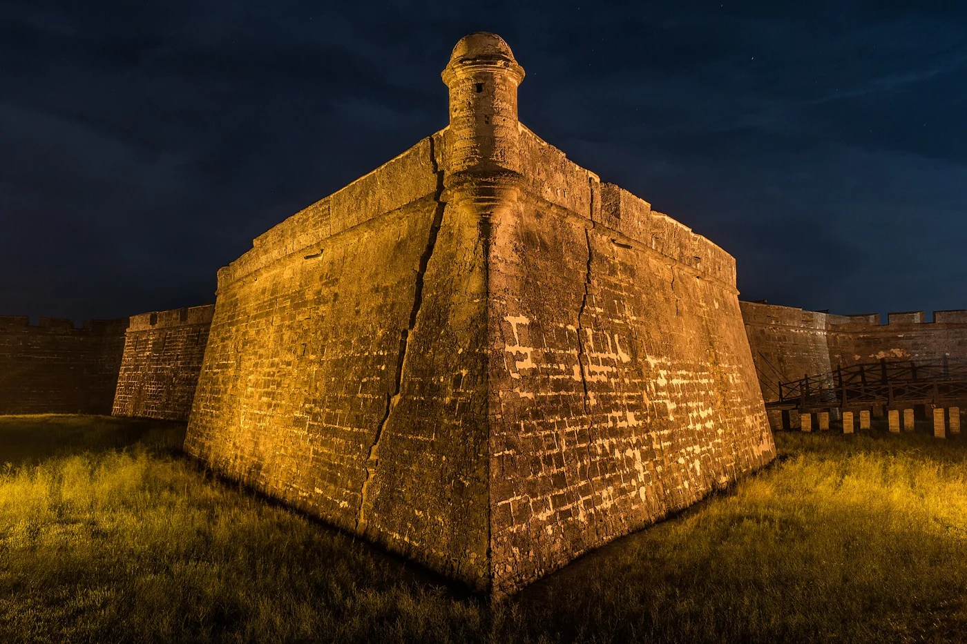 San Pablo Bastion at Castillo de San Marcos in St. Augustine