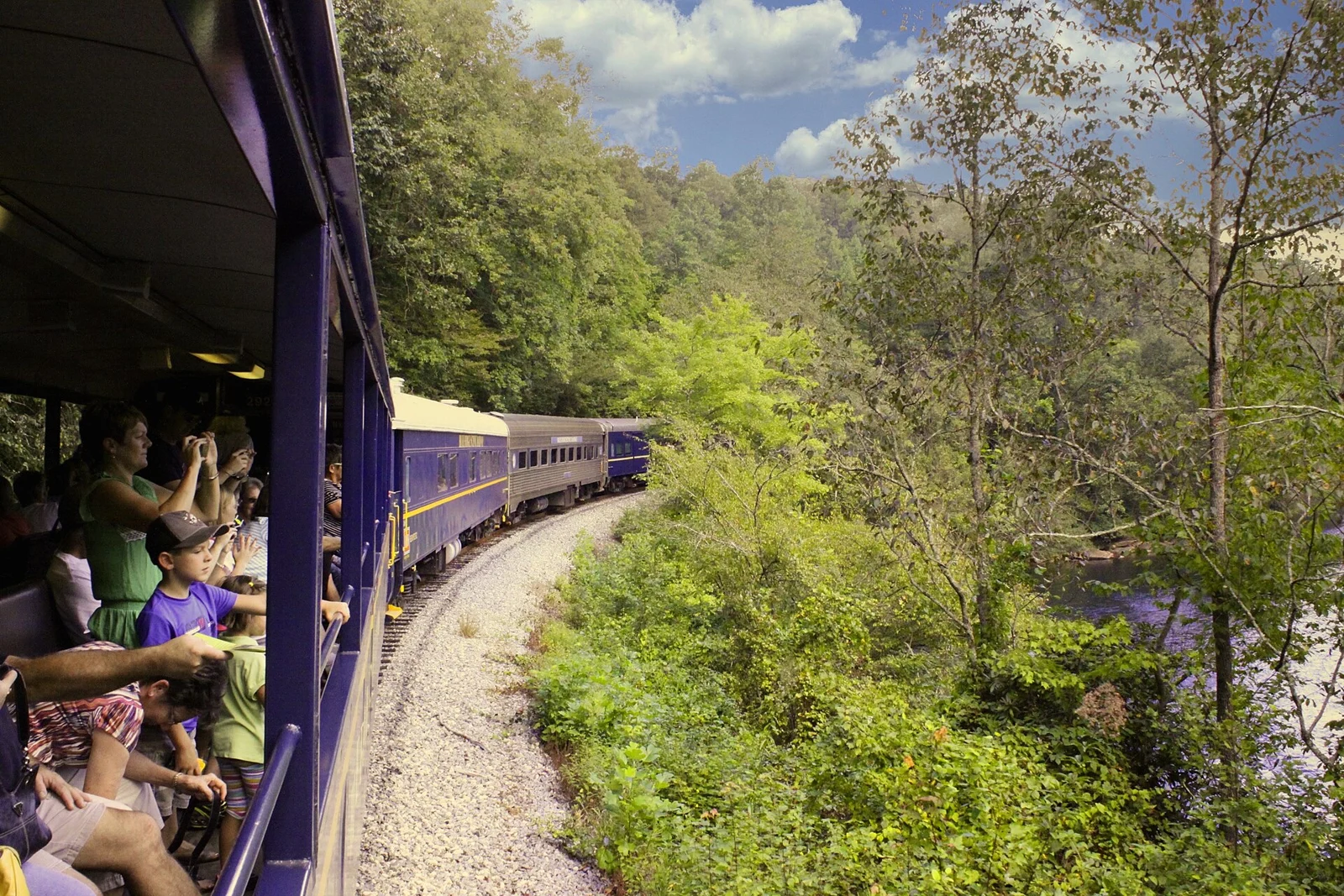 Blue Ridge Scenic Railway journey in Georgia