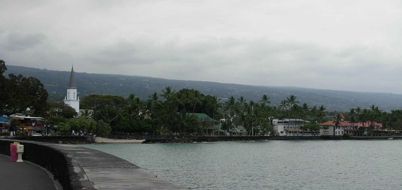Kailua-Kona waterfront on Hawaiʻi Island