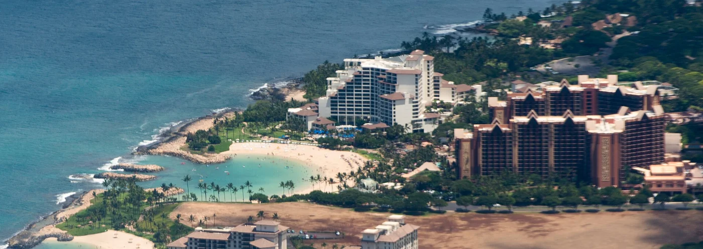 Ko Olina lagoons on Oʻahu’s leeward coast