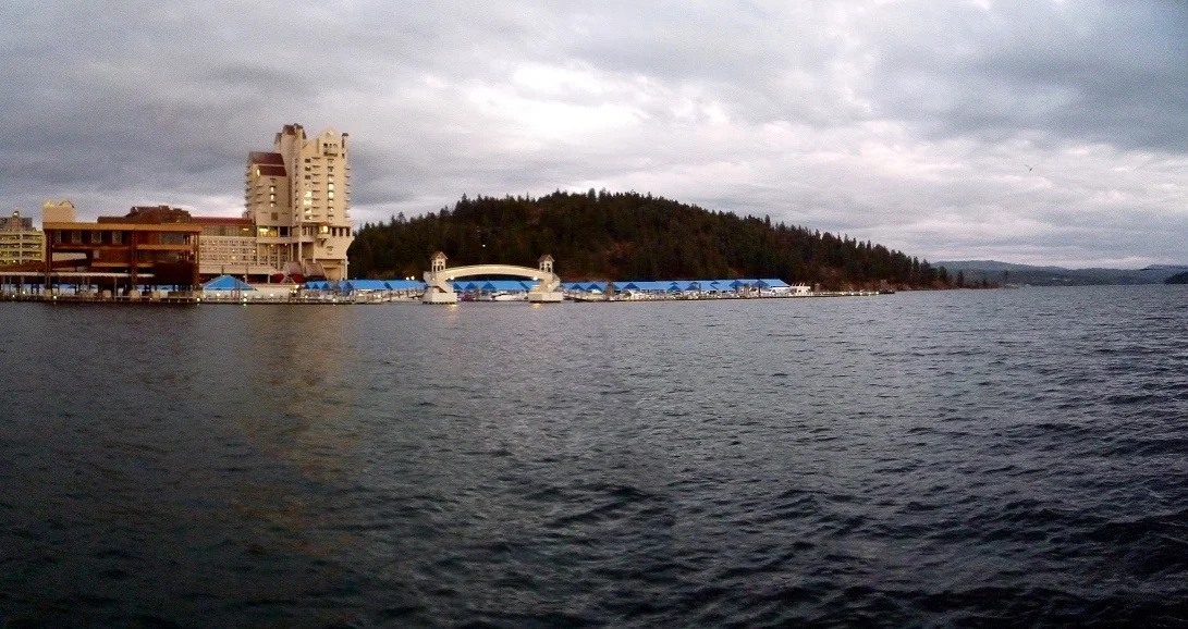 Coeur d’Alene Resort and lakefront in Coeur d’Alene, Idaho