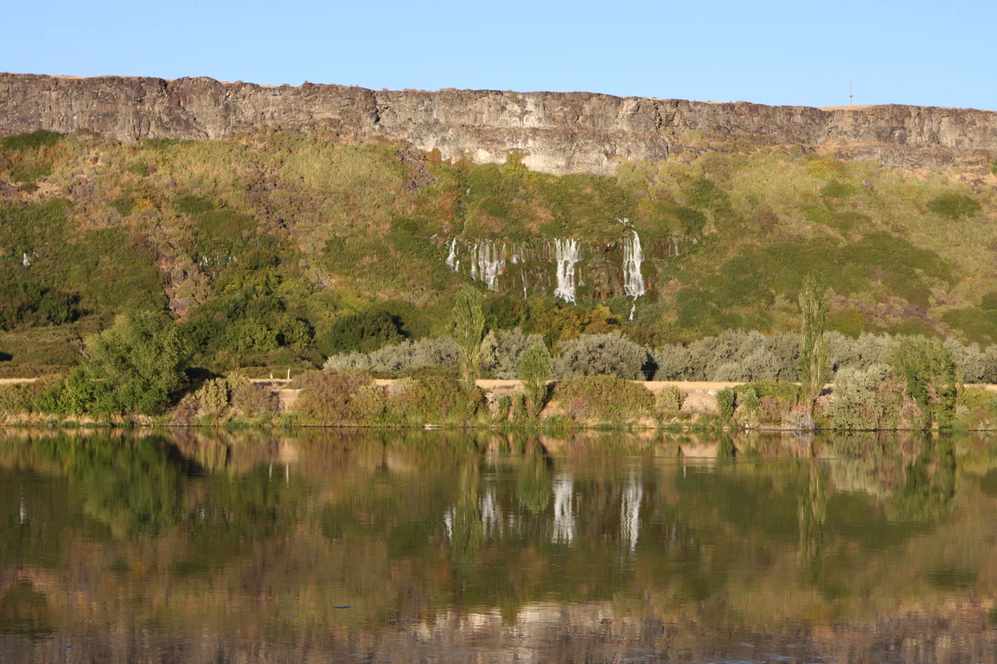 Waterfalls in the Thousand Springs area near Hagerman, Idaho