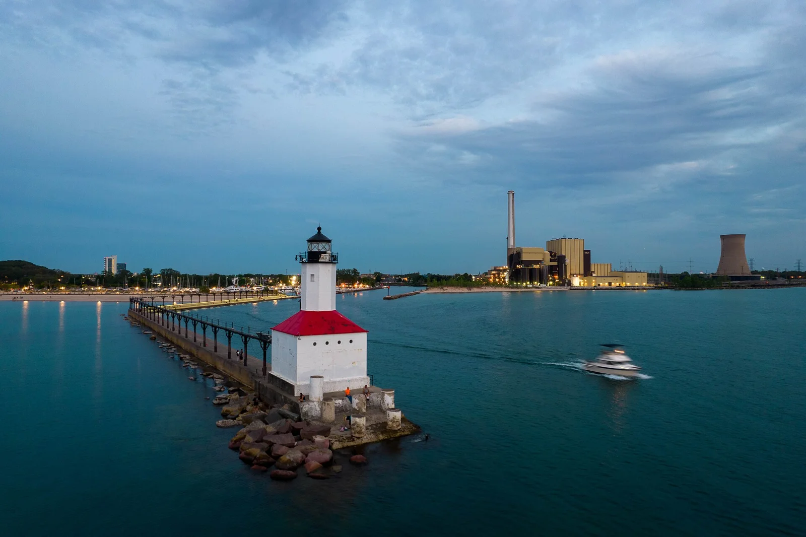 Michigan City East Lighthouse aerial 2021 - Michigan City, Indiana.jpg
