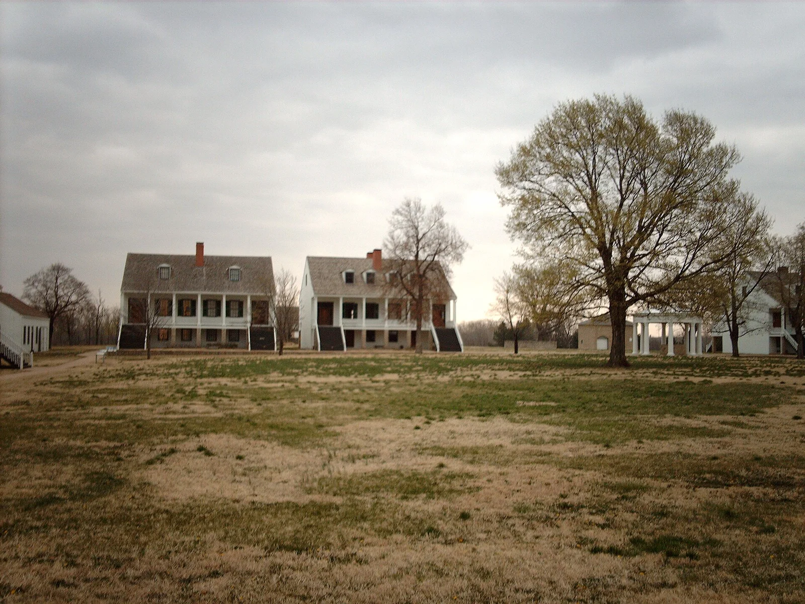 Historic buildings at Fort Scott National Historic Site