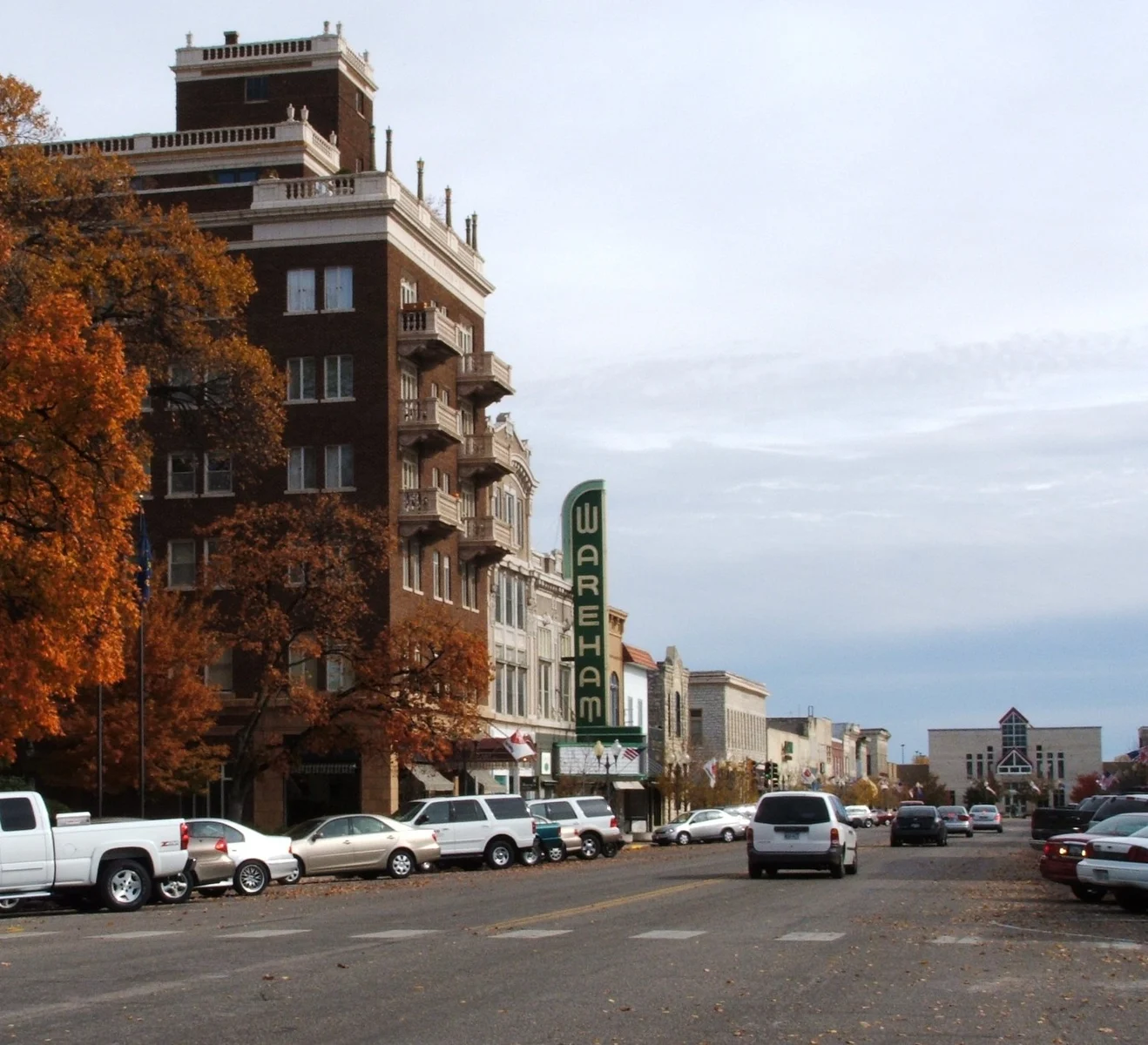 Historic buildings in downtown Manhattan, Kansas