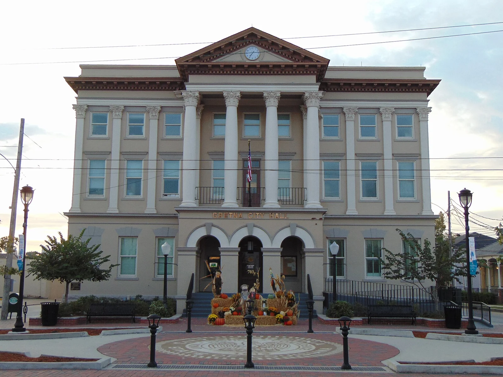 Historic City Hall in Gretna, Louisiana
