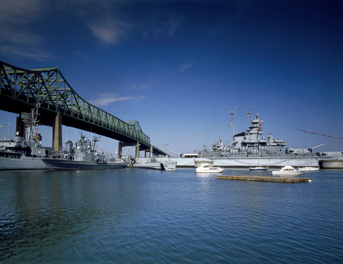 Battleship Cove on the Fall River waterfront