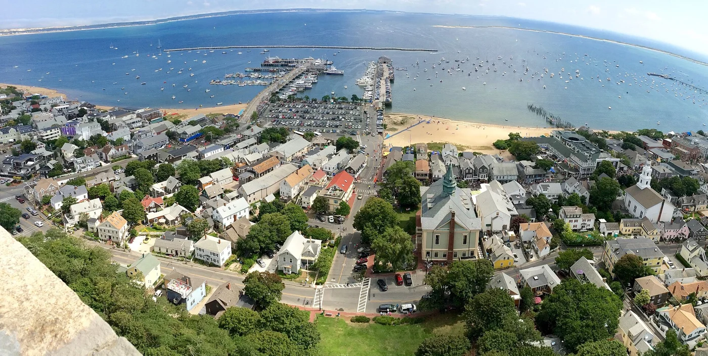 Provincetown from the Pilgrim Monument