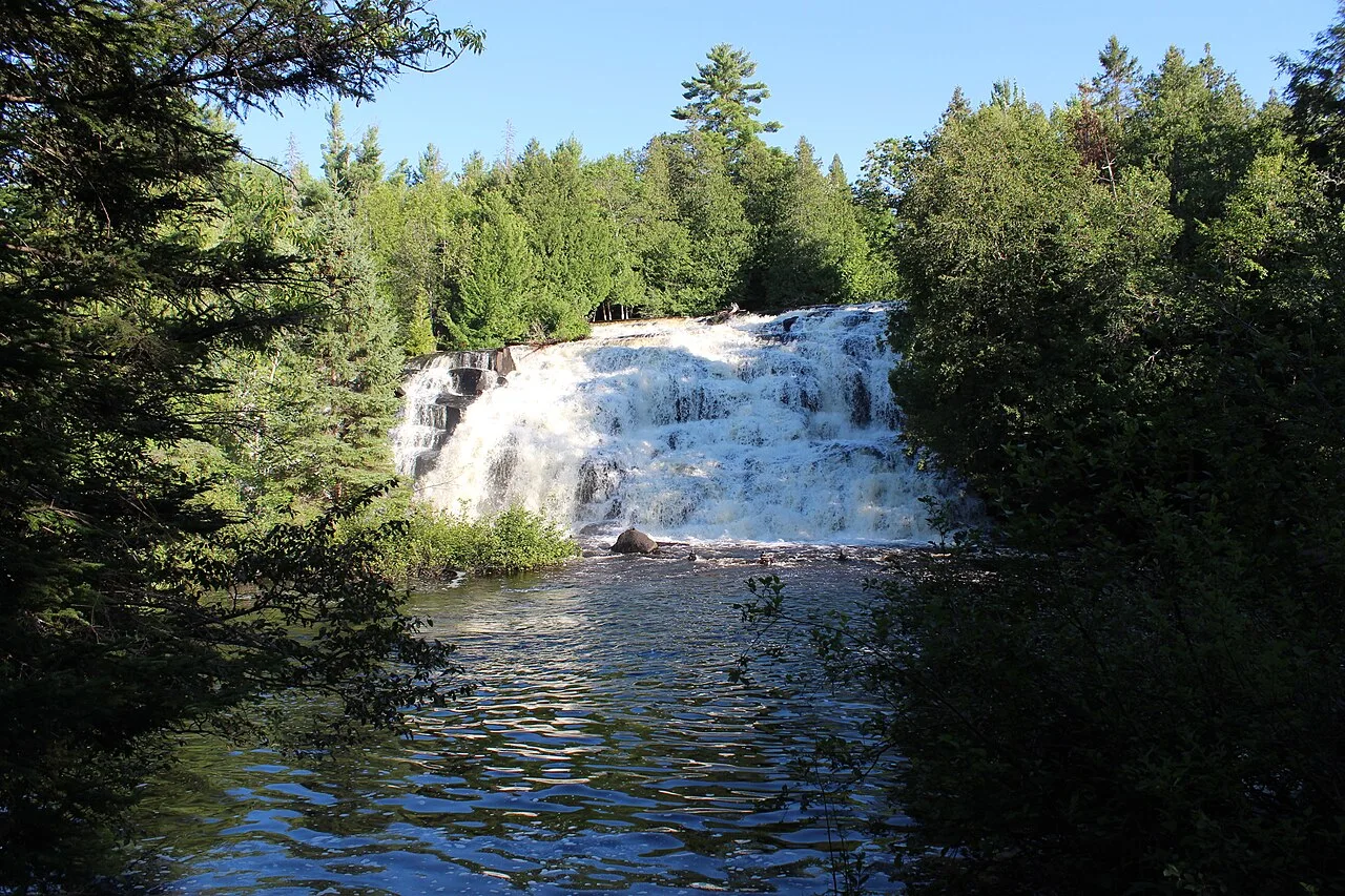 Bond Falls near Paulding, a regional outing from Watersmeet