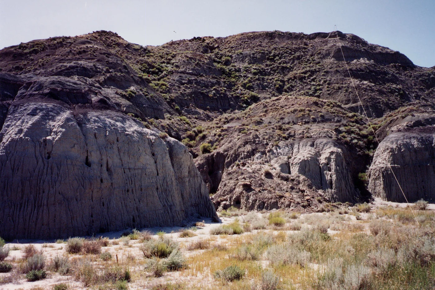 The Hell Creek Formation in Makoshika State Park near Glendive, Montana