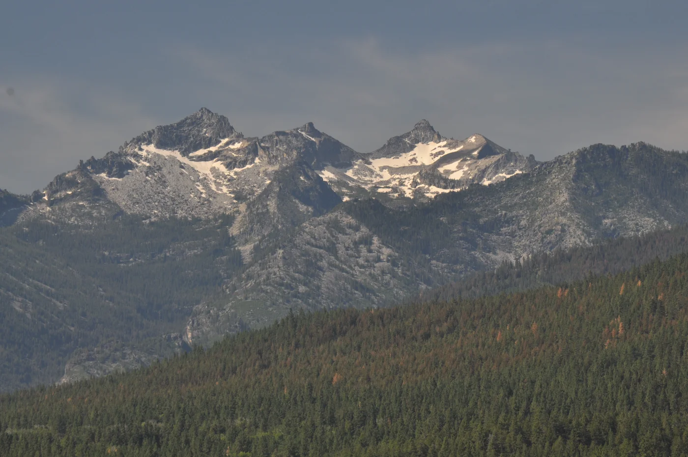 The Bitterroot Mountains south of Hamilton, Montana