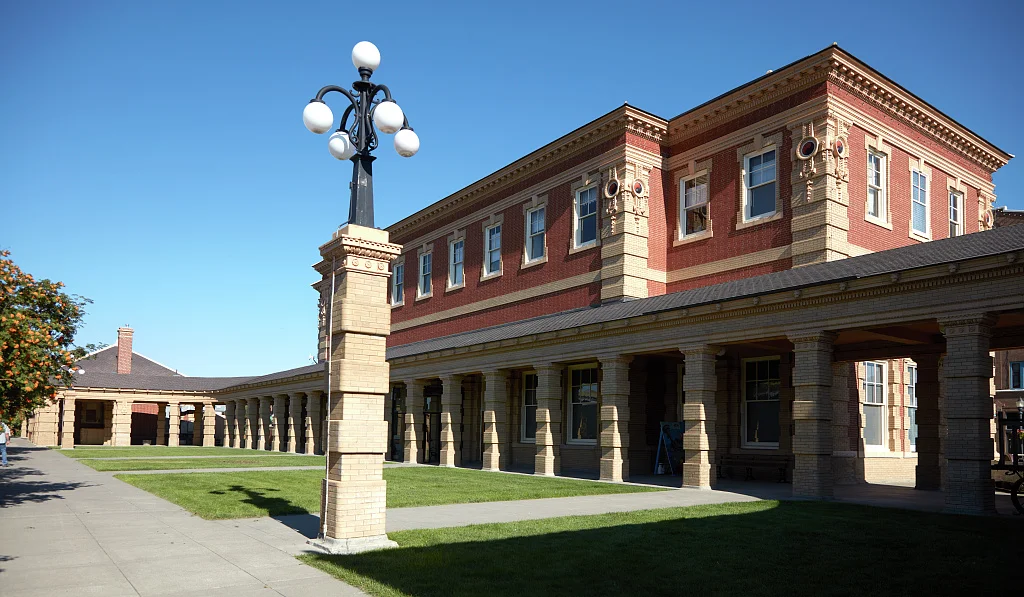 The historic Depot Center in Livingston, Montana