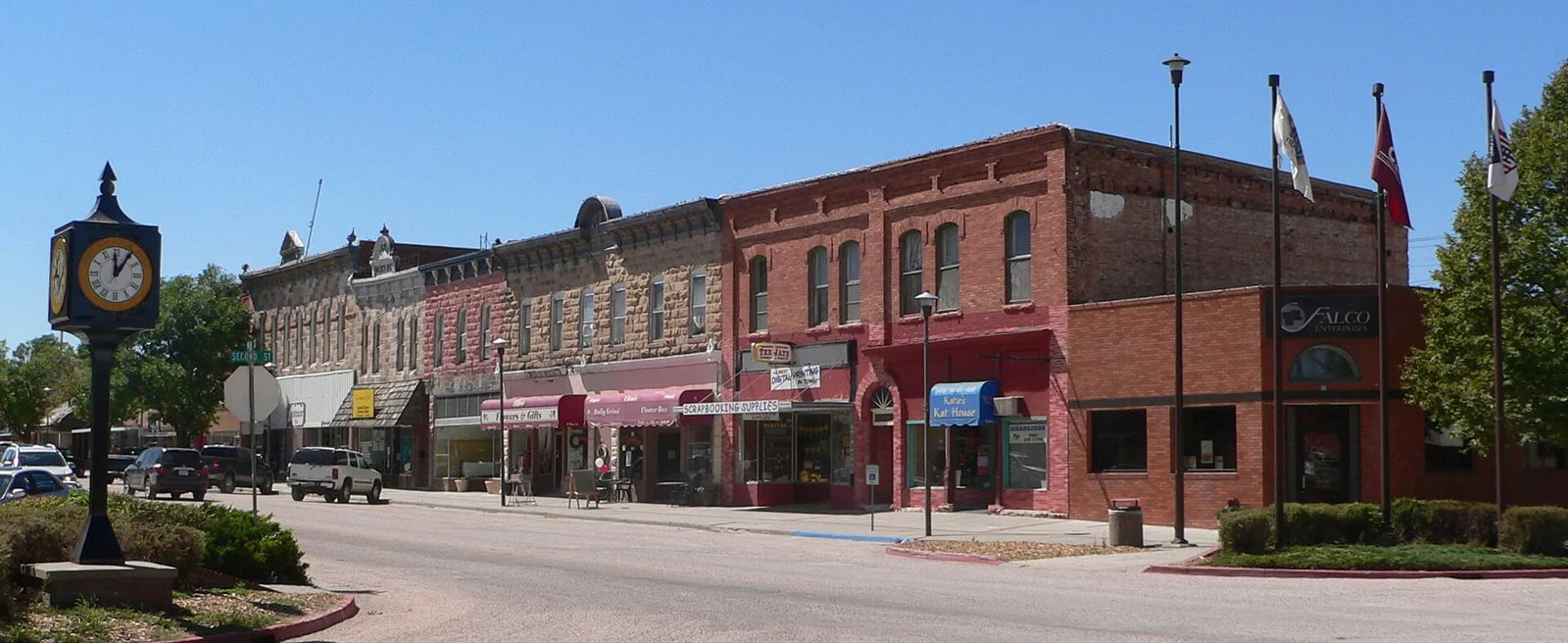 Historic Main Street in Chadron, Nebraska