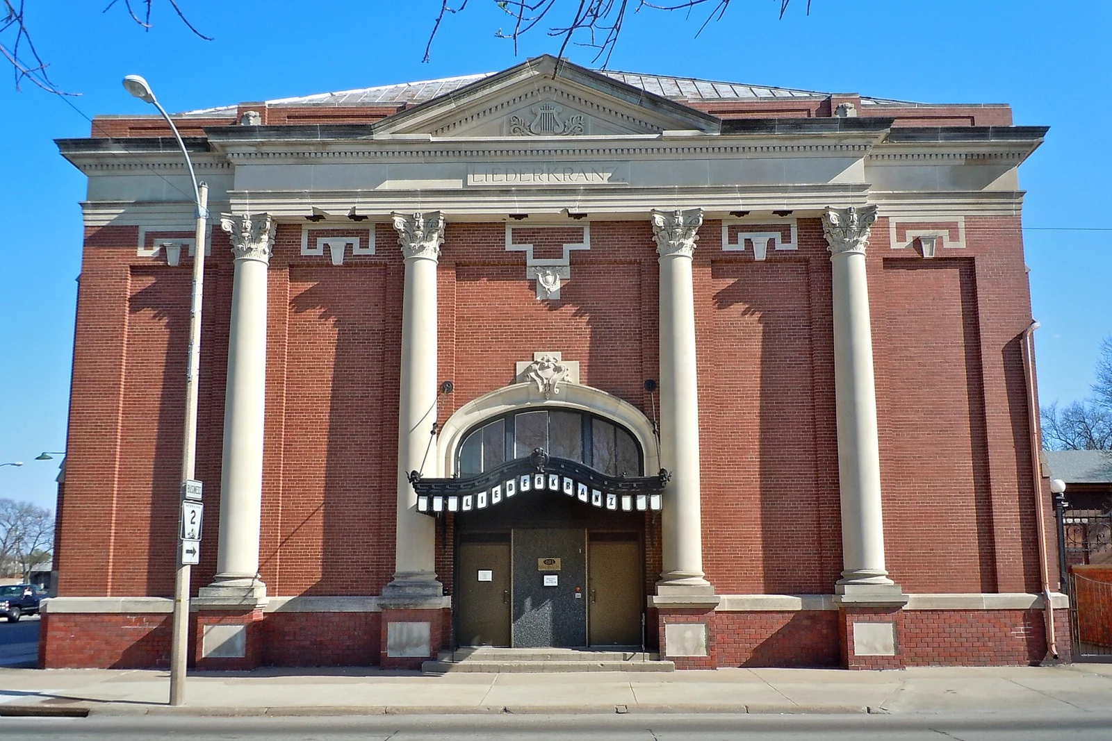 Historic Liederkranz building in Grand Island, Nebraska