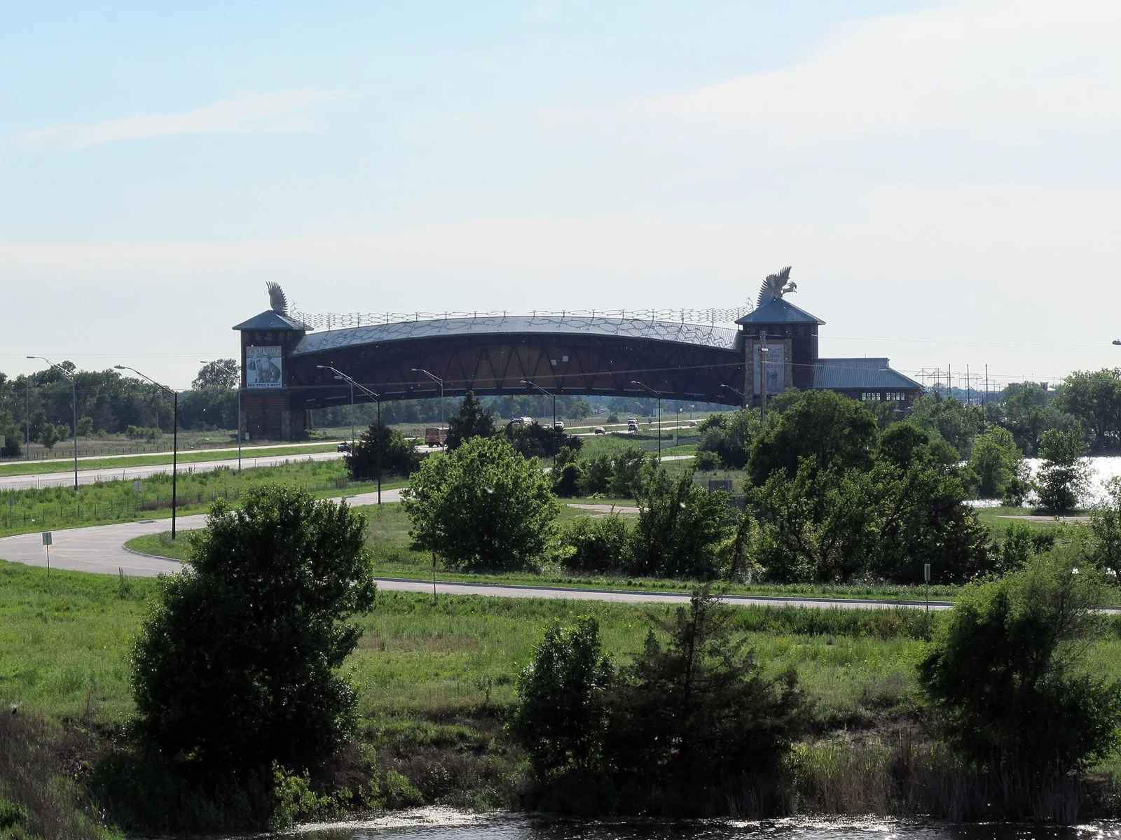 The Archway museum spanning Interstate 80 near Kearney