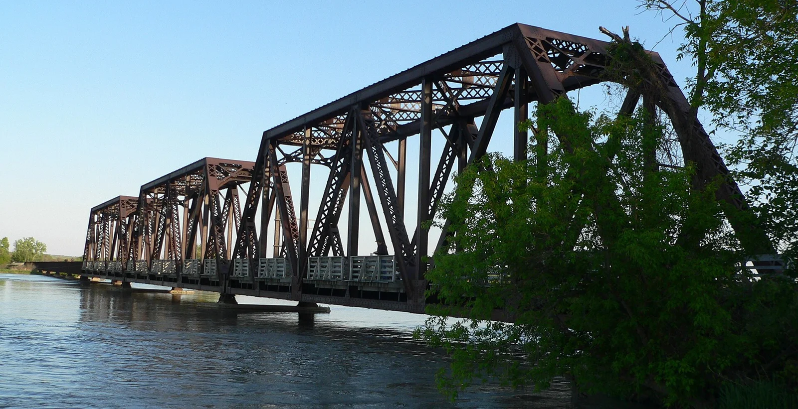 Historic bridge at Niobrara State Park