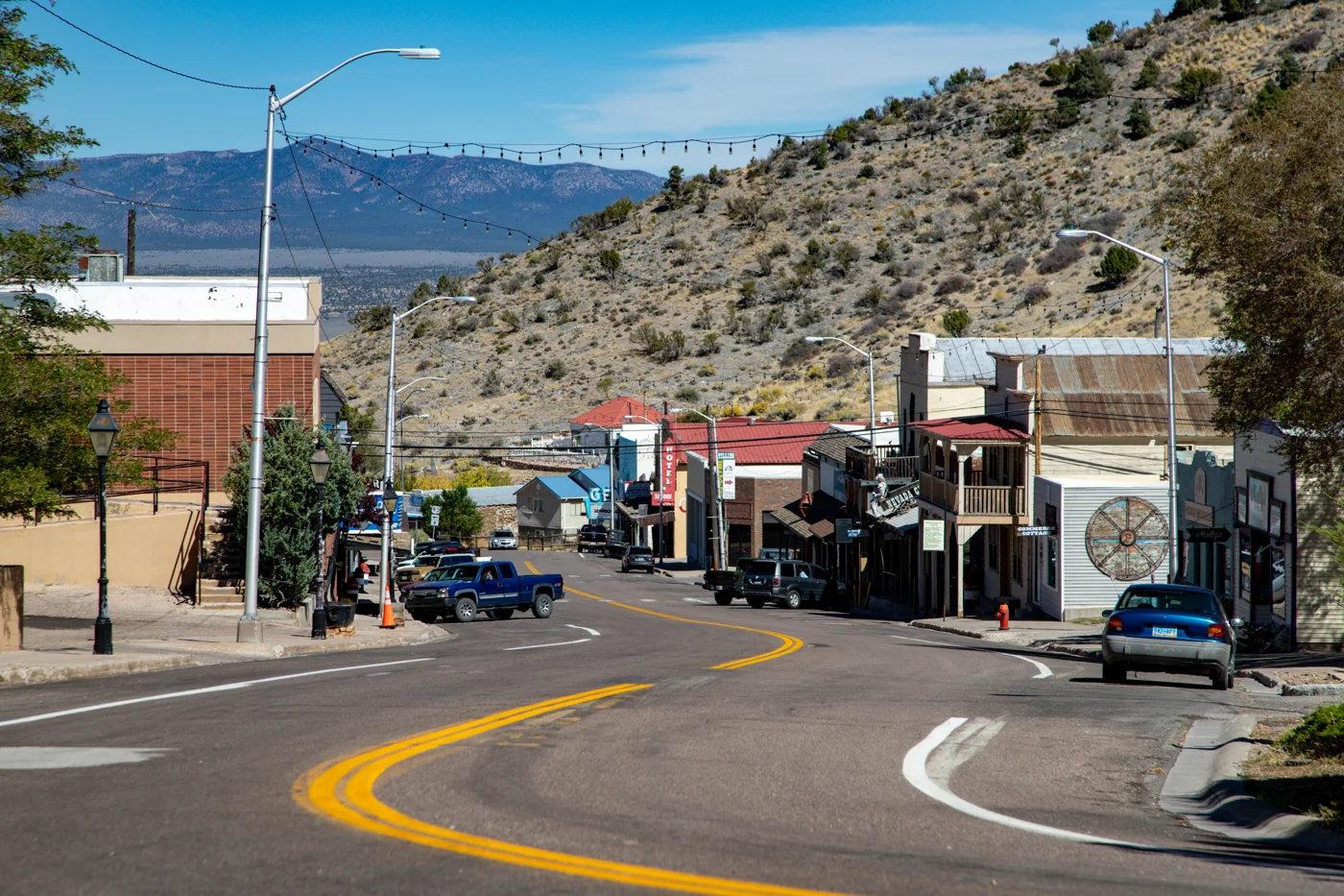 Main Street in Pioche, Nevada