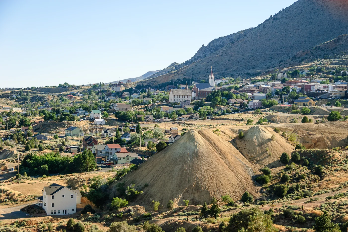 Virginia City and its historic mining landscape, Nevada
