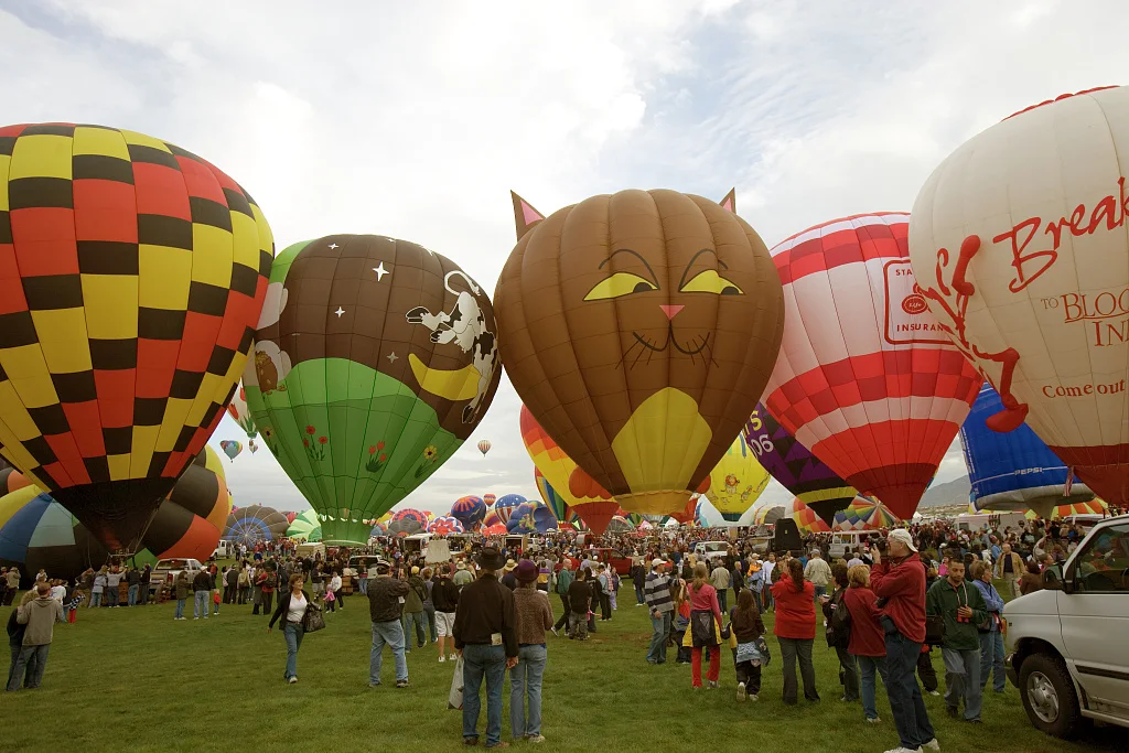 Annual balloon festival, Albuquerque, New Mexico