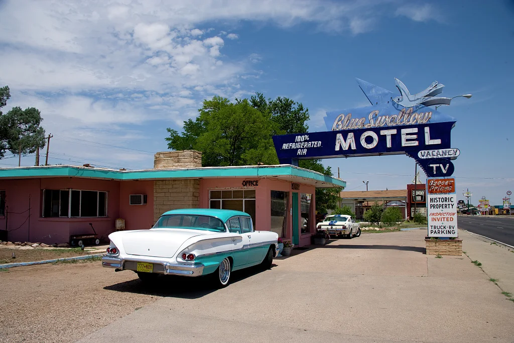 Blue Swallow Motel, Route 66, Tucumcari, New Mexico
