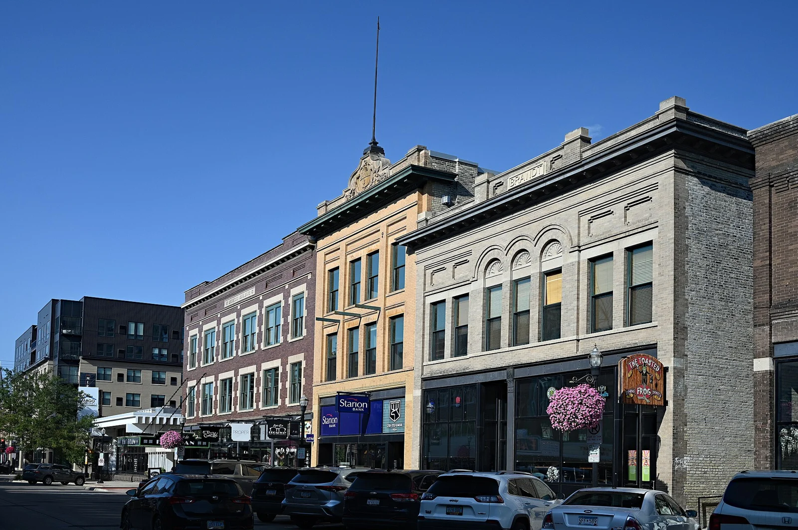 Historic buildings in downtown Fargo, North Dakota