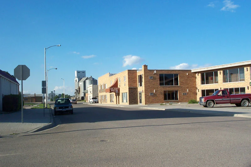 Main street in Grafton, North Dakota