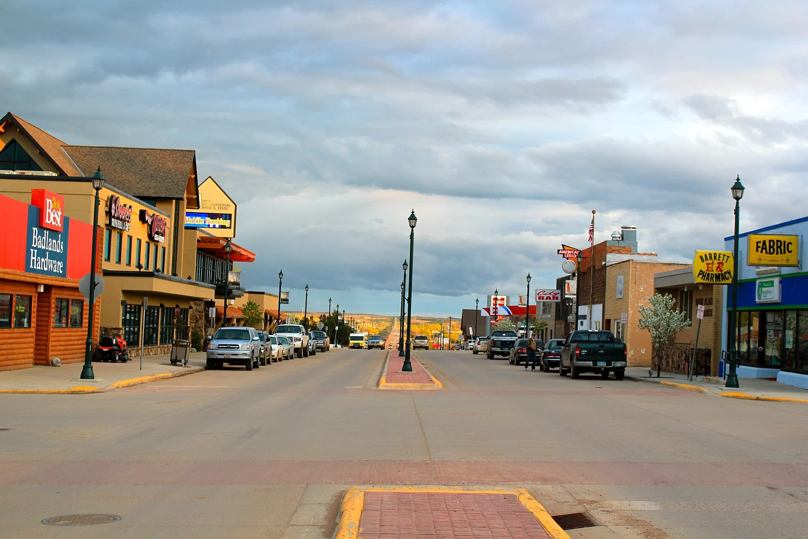 Main Street in Watford City, North Dakota