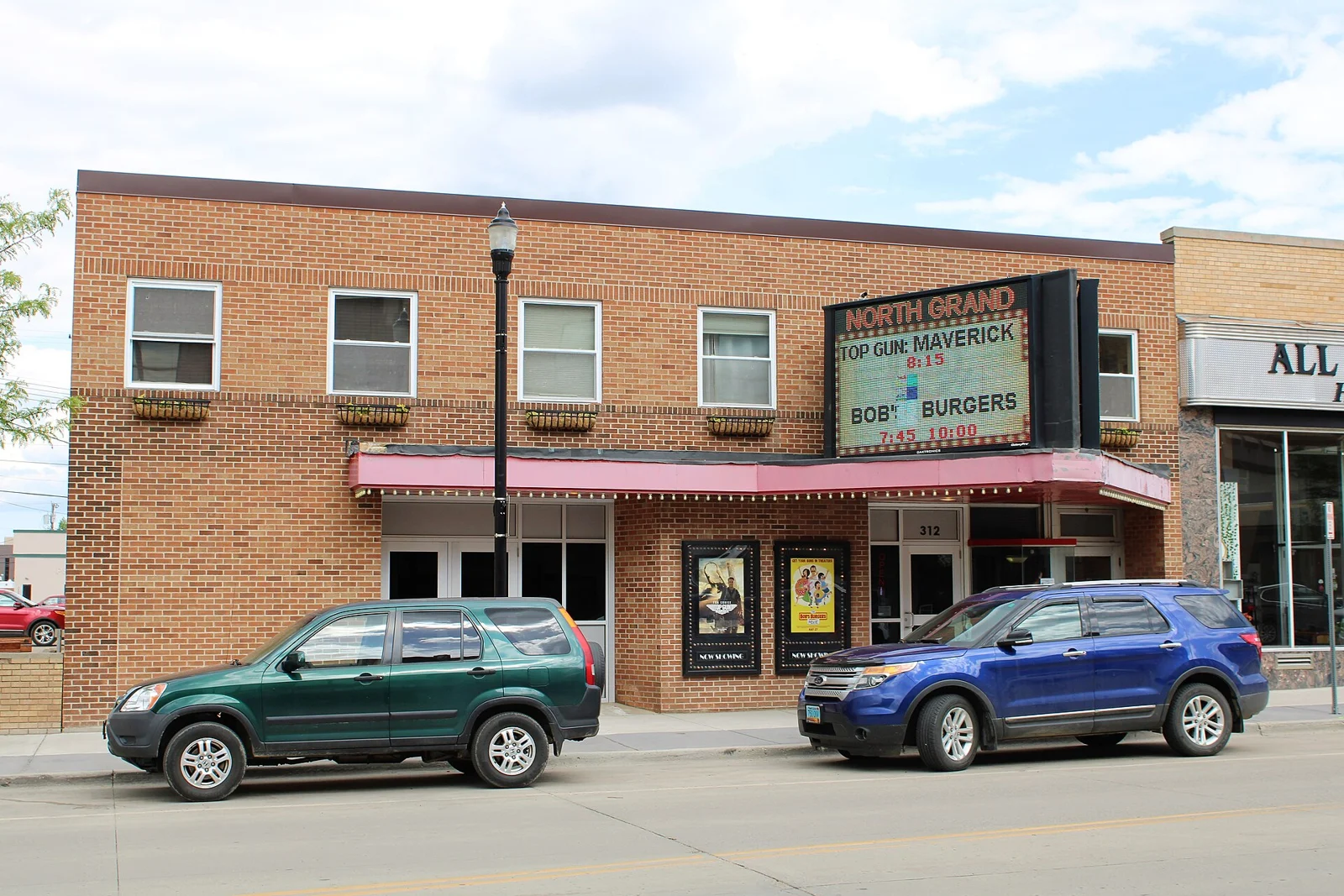 Historic North Grand Theatre in Williston, North Dakota