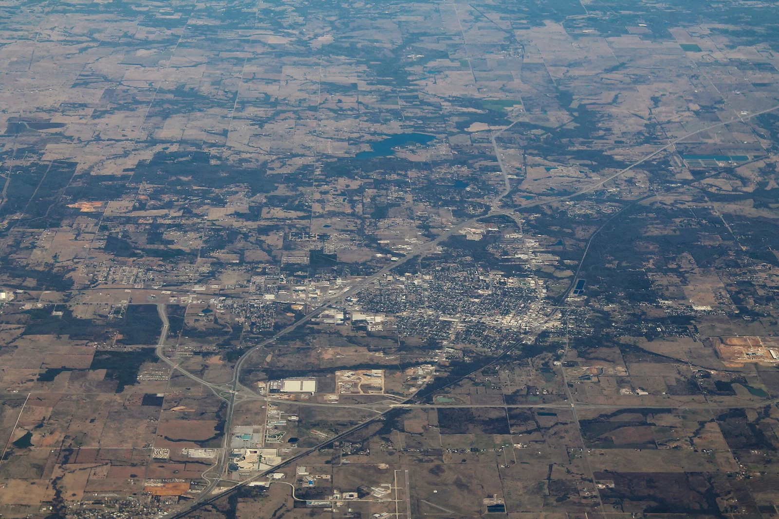 Aerial view of Durant, Oklahoma