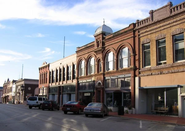 Historic downtown Guthrie, Oklahoma