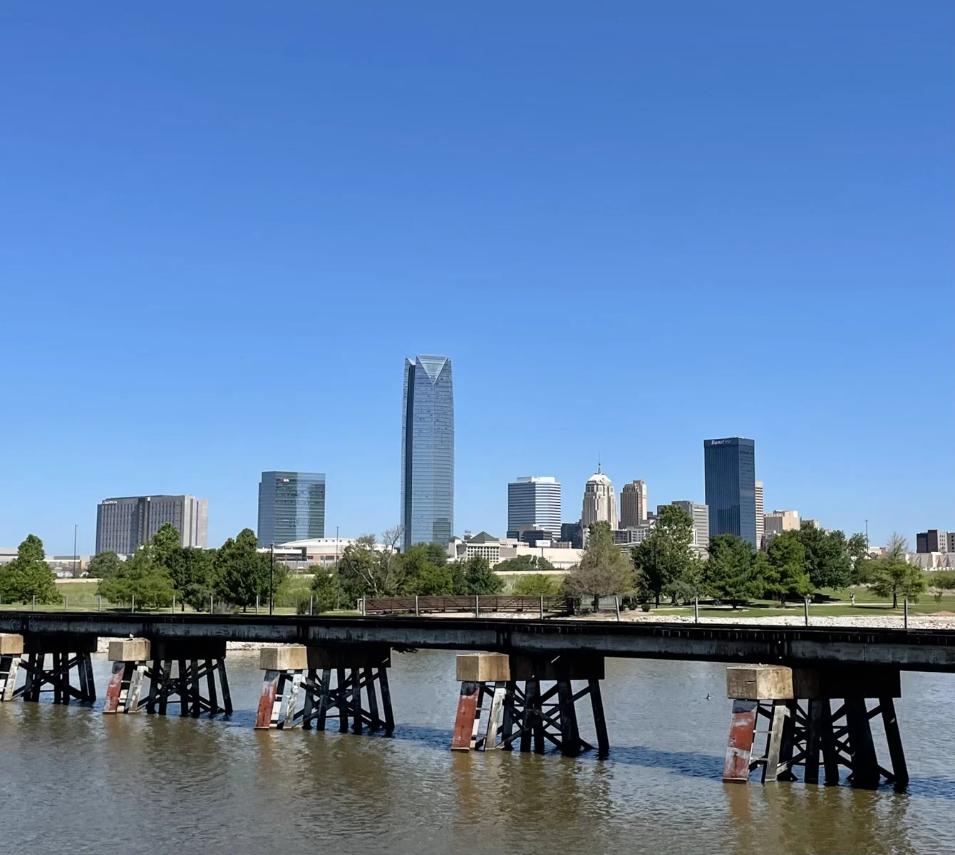 Oklahoma City skyline photographed in May 2024
