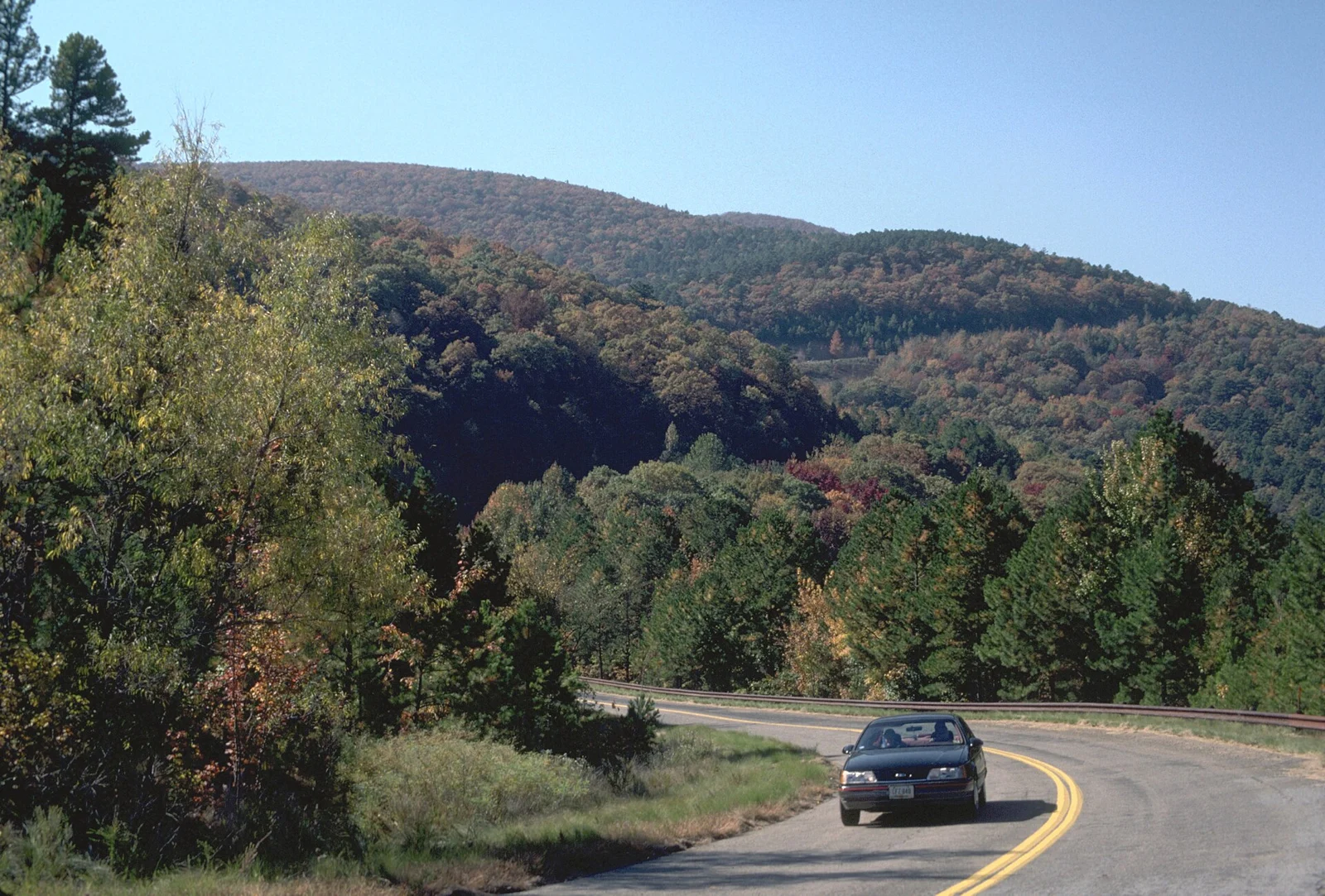 Talimena Scenic Byway near Talihina, Oklahoma