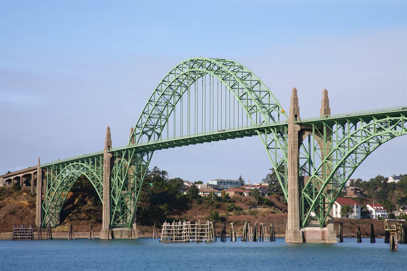 Yaquina Bay Bridge at Newport, Oregon