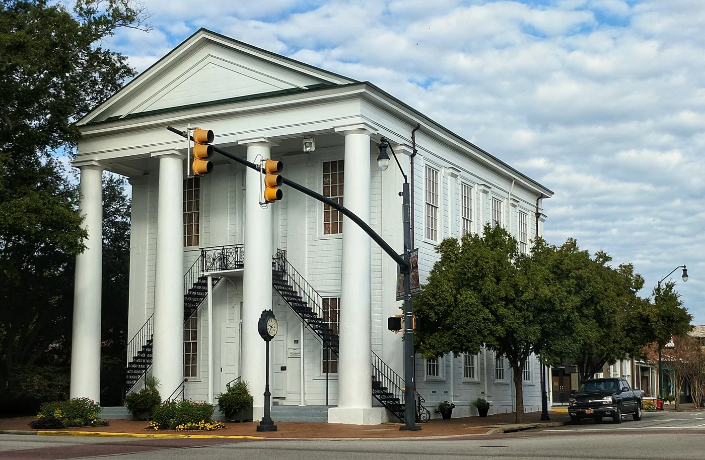 Historic streetscape in Cheraw